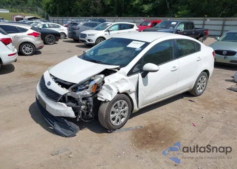 2014 Kia Rio Lx из США, поврежденный, VIN KNADM4A36E6385961